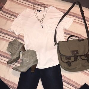 !NEVER WORN! Top Shop Plain White tee